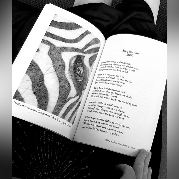 Where the Four Winds Dwell by Seppie Poetry Book Canadian - Picture 2 of 2